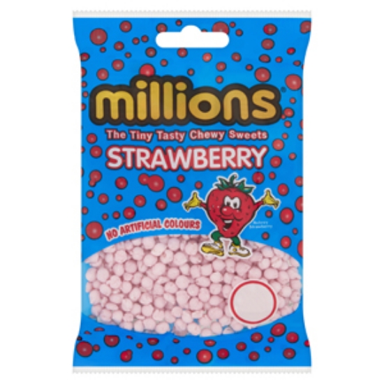 Picture of Bags Millions Strawberry £1 85g x12